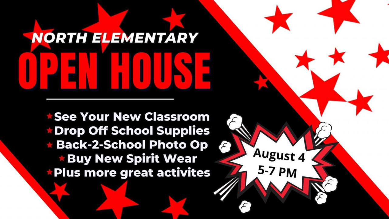 North Elementary Open House Scheduled